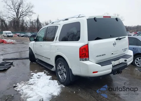2013 Nissan Armada Platinum from USA, damaged, VIN 5N1AA0NE1DN606997